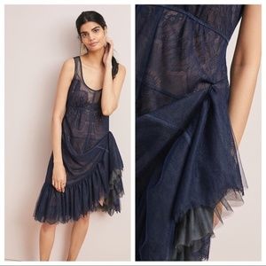 anthropologie byron lars garden party dress 0 lace